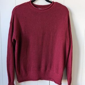NWOT Jessica Simpson maroon medium sweater